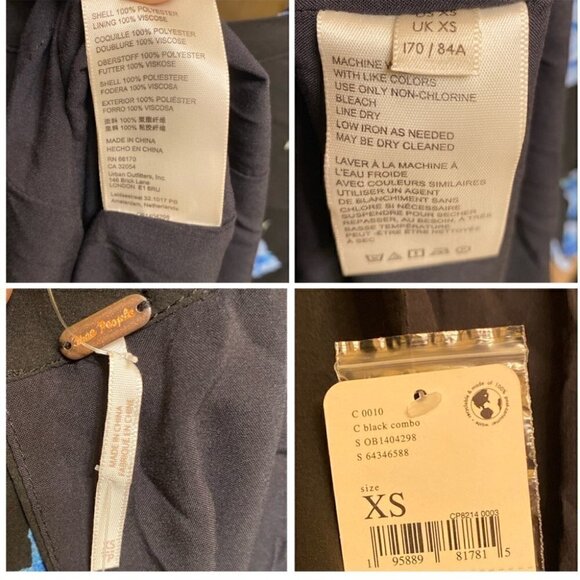 FREE People Samantha Lace Up Rose Print Mini Dress Size XSmall - Picture 12 of 16